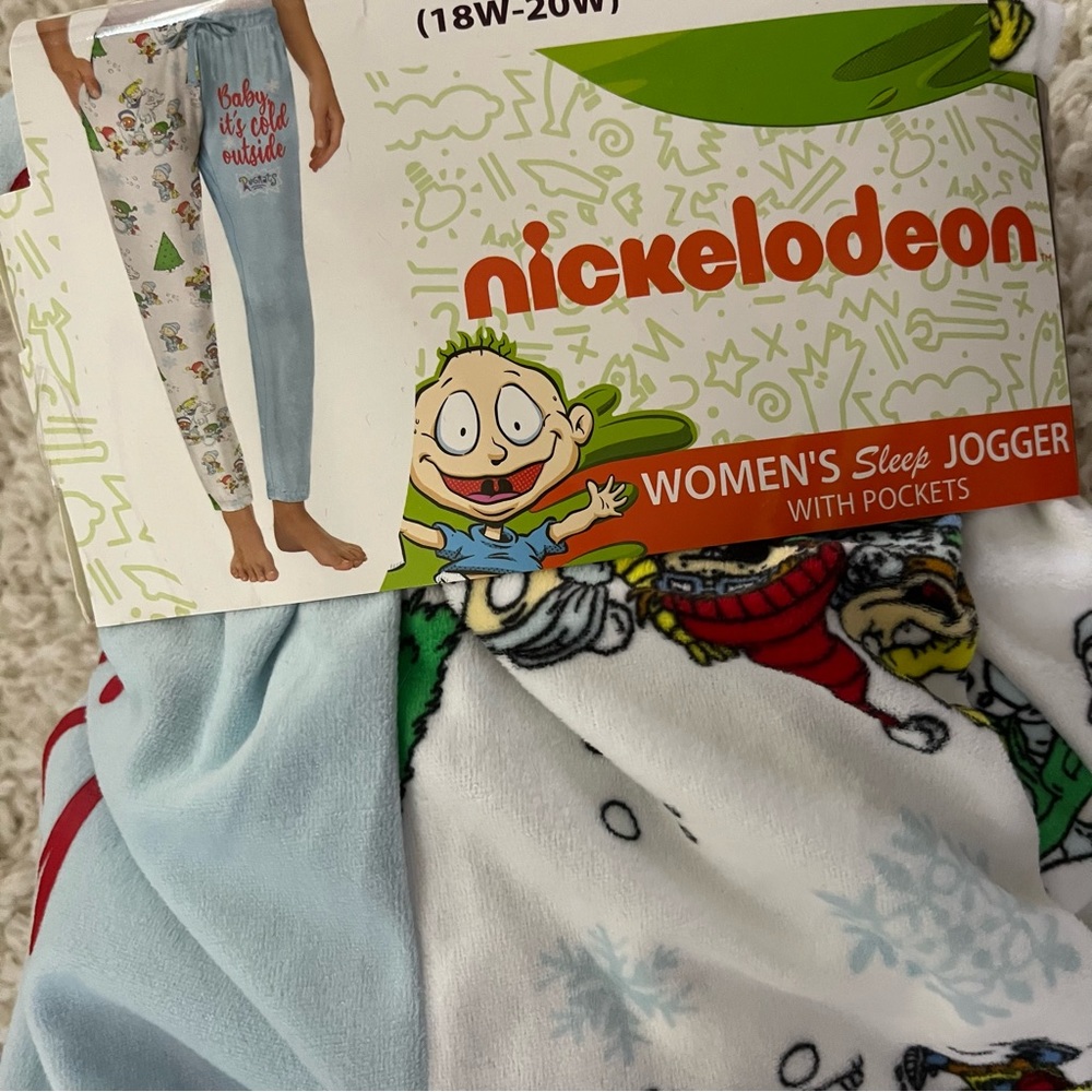 Christmas pajama pants 2X new rugrats